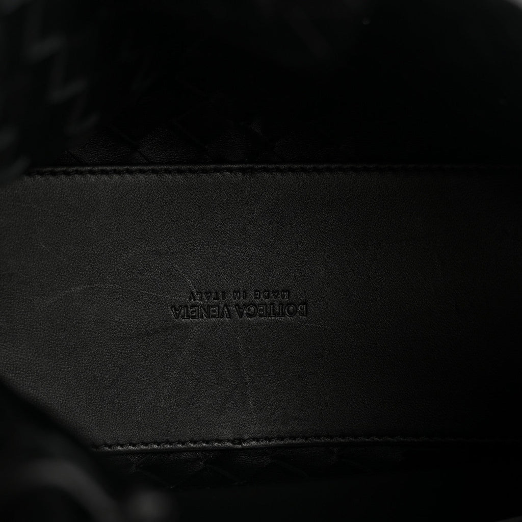 Nappa Intrecciato Small Andiamo Shoulder Bag Black