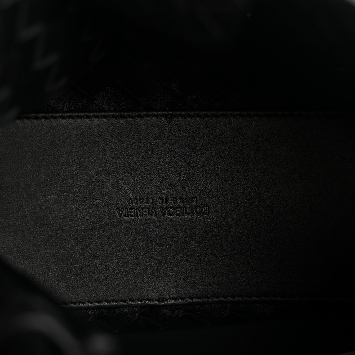 Nappa Intrecciato Small Andiamo Shoulder Bag Black