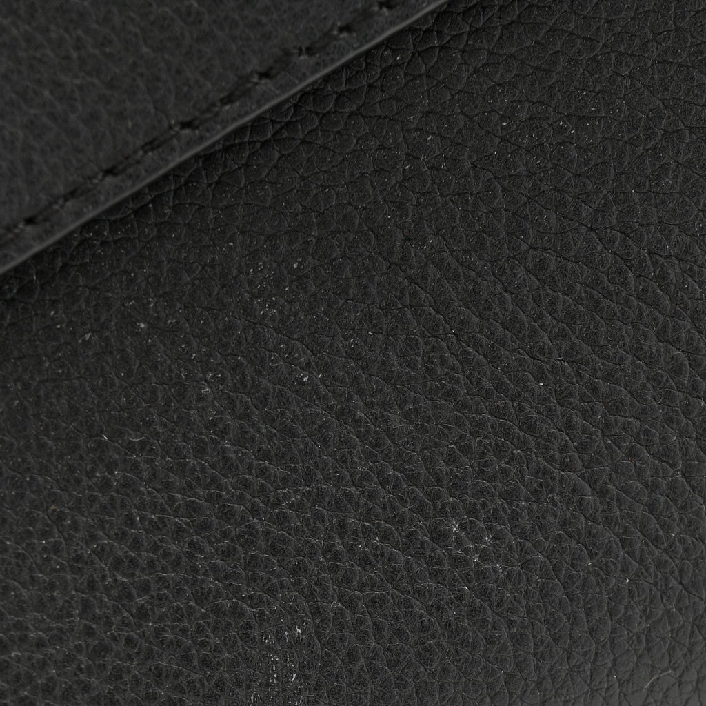 Soft Calfskin My Lockme Top Handle Black