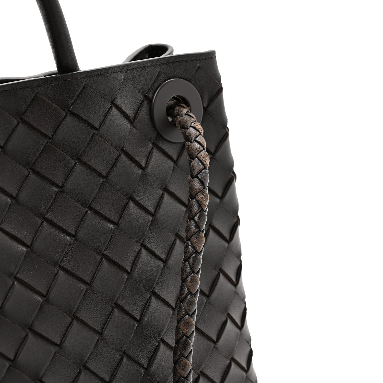 Nappa Intrecciato Small Andiamo Shoulder Bag Fondant