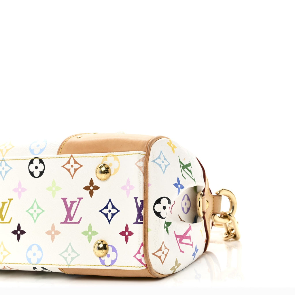 Monogram Multicolor Beverly MM White