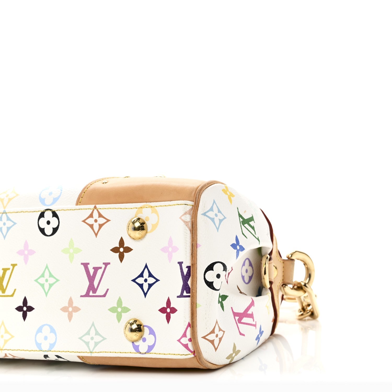 Monogram Multicolor Beverly MM White