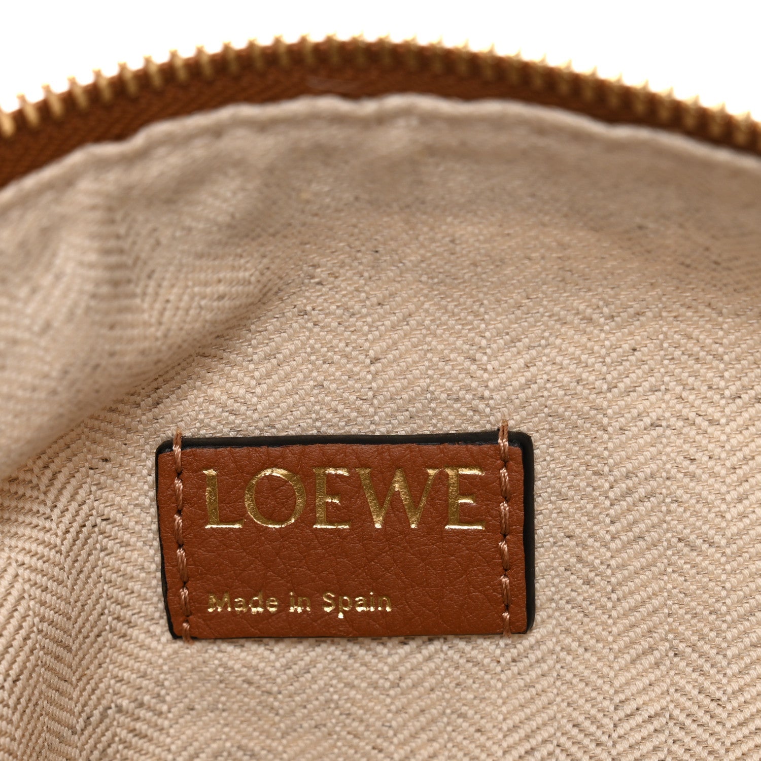 Jacquard Anagram Calfskin Small Cubi Bag Ecru Tan