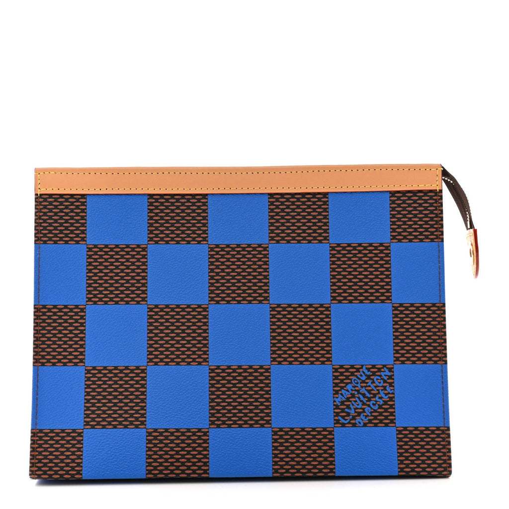 Damier Pop Pochette Voyage MM Blue