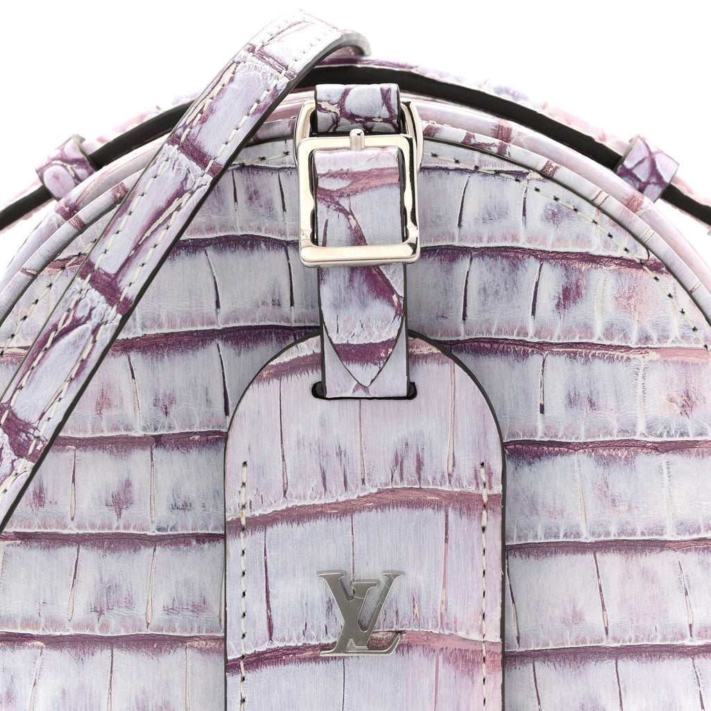 Crocodile Mini Boite Chapeau Light Purple