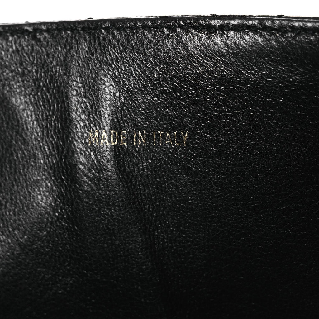 Caviar Quilted Jumbo Kelly Flap Black