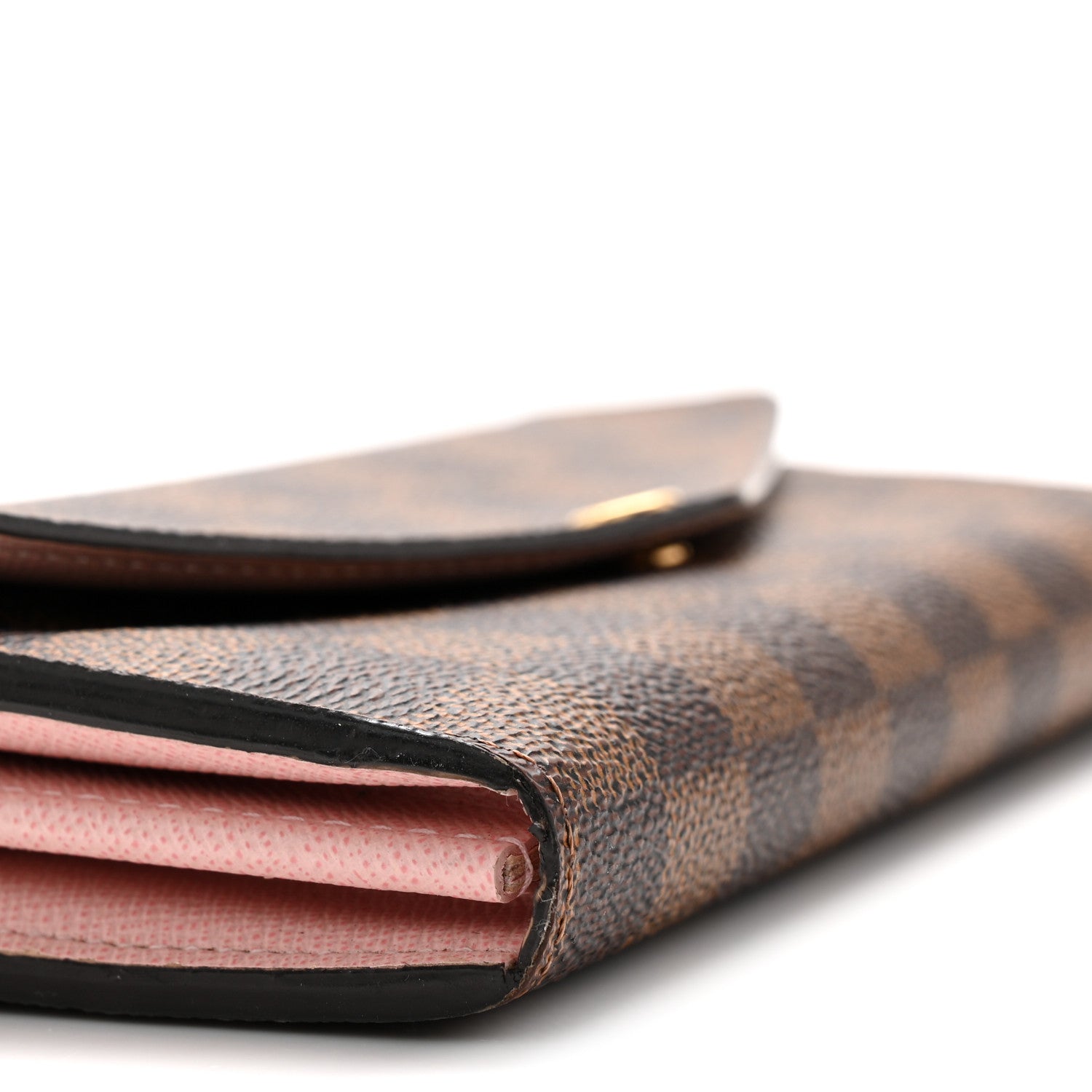 Damier Ebene Sarah Wallet NM Rose Ballerine