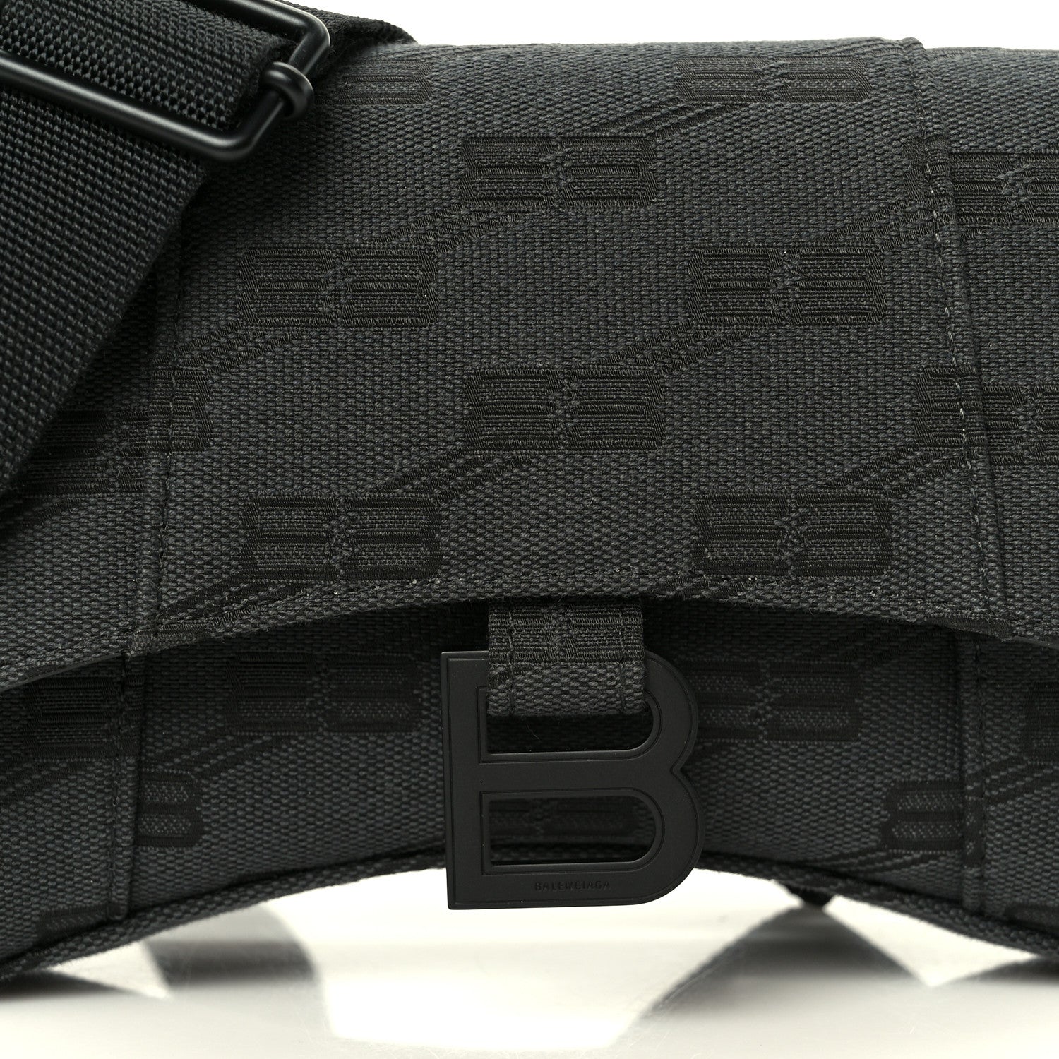 BB Jacquard Monogram  XSS Downtown Shoulder Bag Black