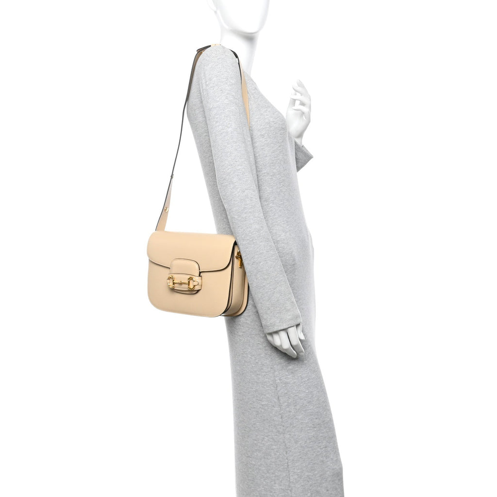 Azalea Calfskin Horsebit 1955 Shoulder Bag Bubble Tea
