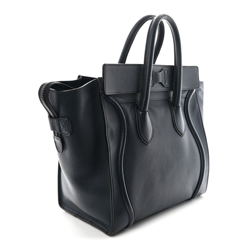 Drummed Calfskin Mini Luggage Orage