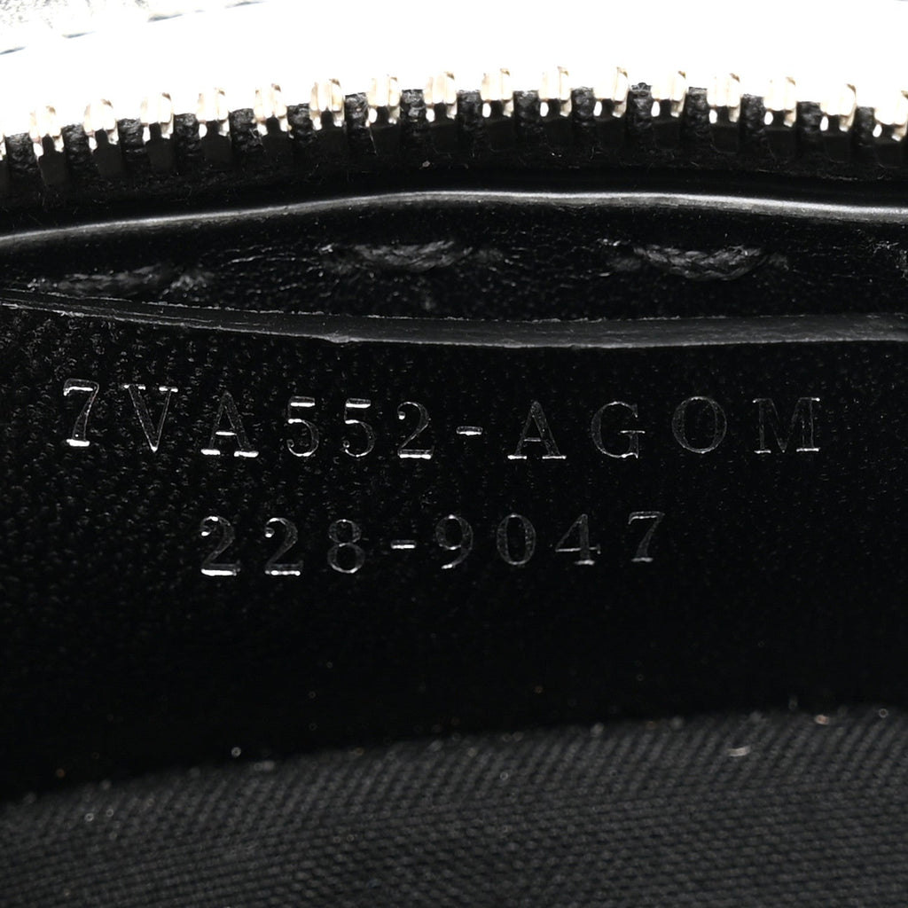 Recycled Fabric Jacquard Vitello Astro FF 1974 Mini Suitcase Bag Asfalto Black