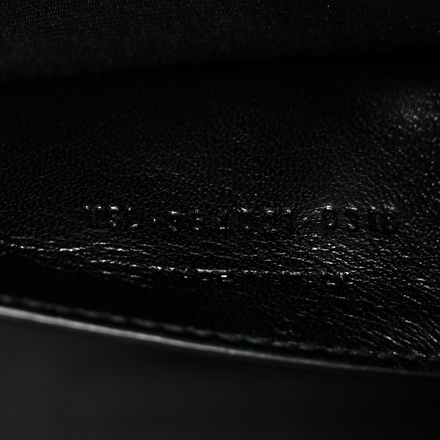 Grain De Poudre Medium Classic Monogram Kate Satchel Black