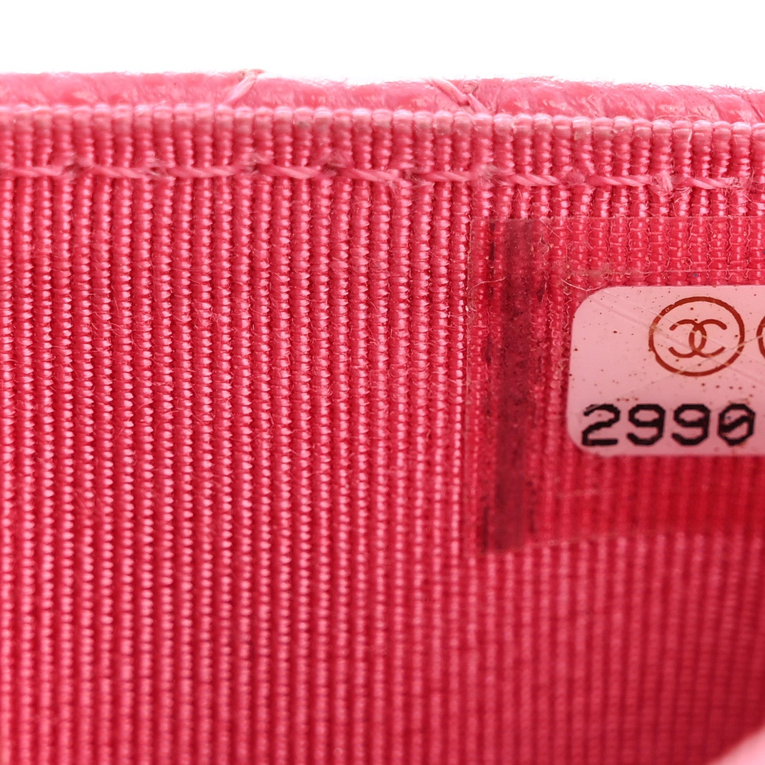 Caviar Quilted Flap  Holder Wallet Pink