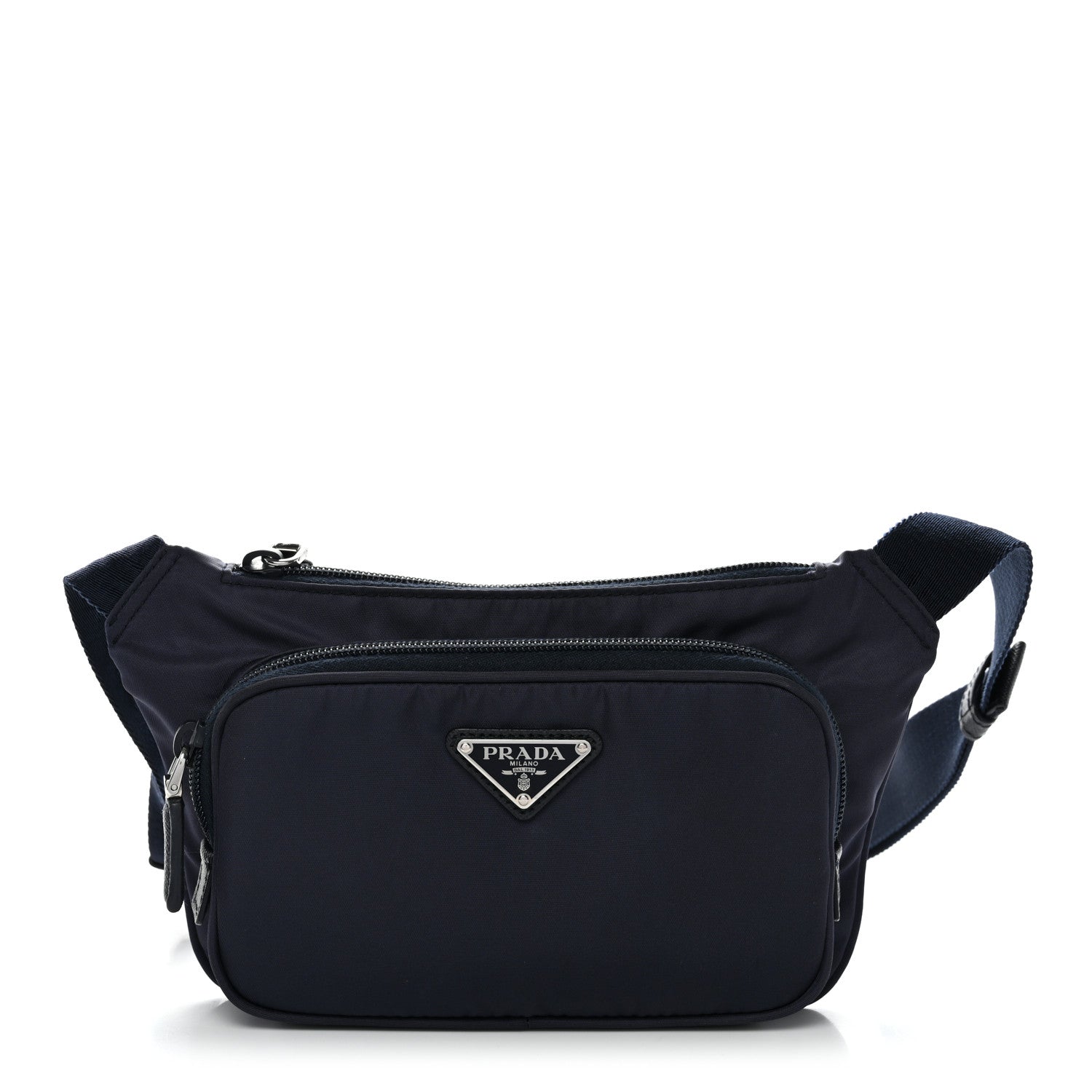 Re-Nylon Saffiano Belt Bag Navy