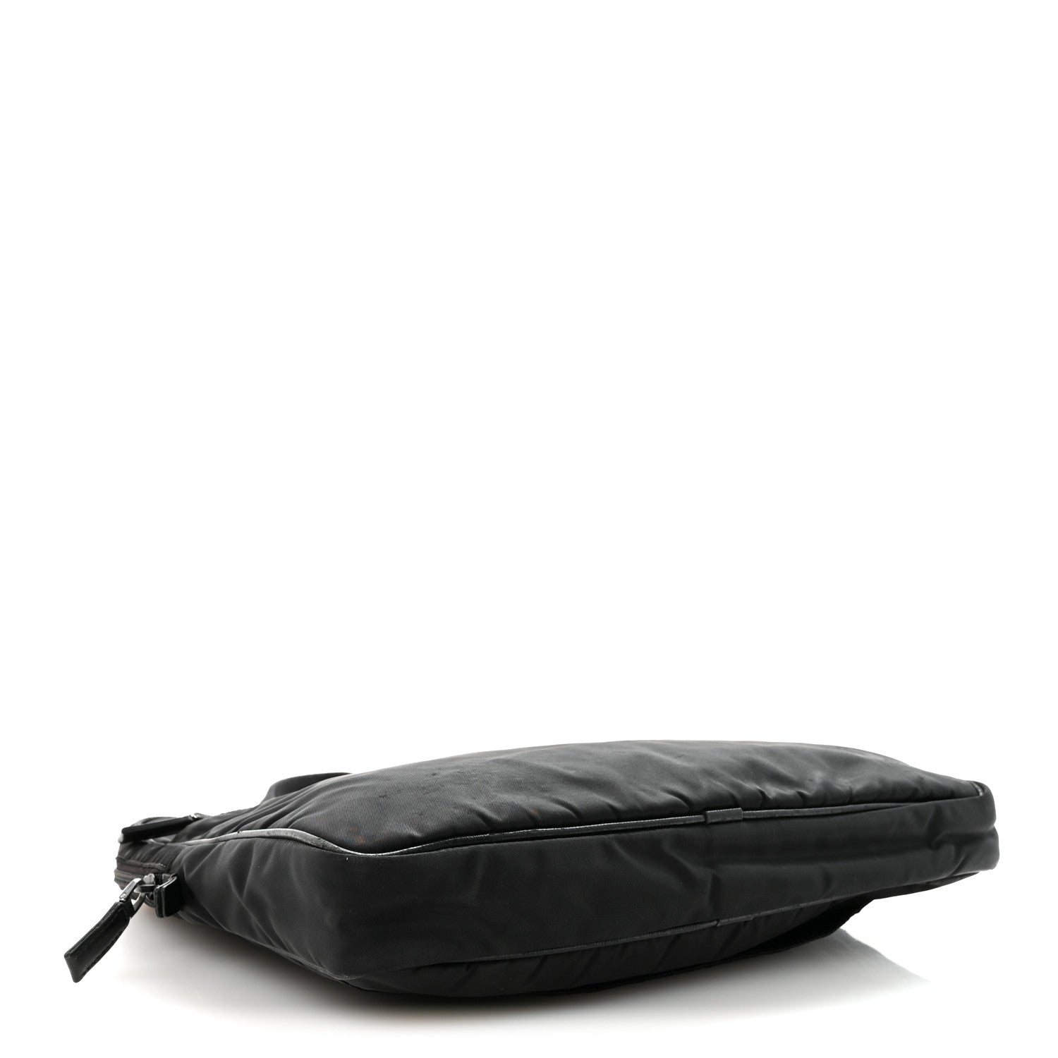 Saffiano Tessuto Nylon Small Briefcase Black