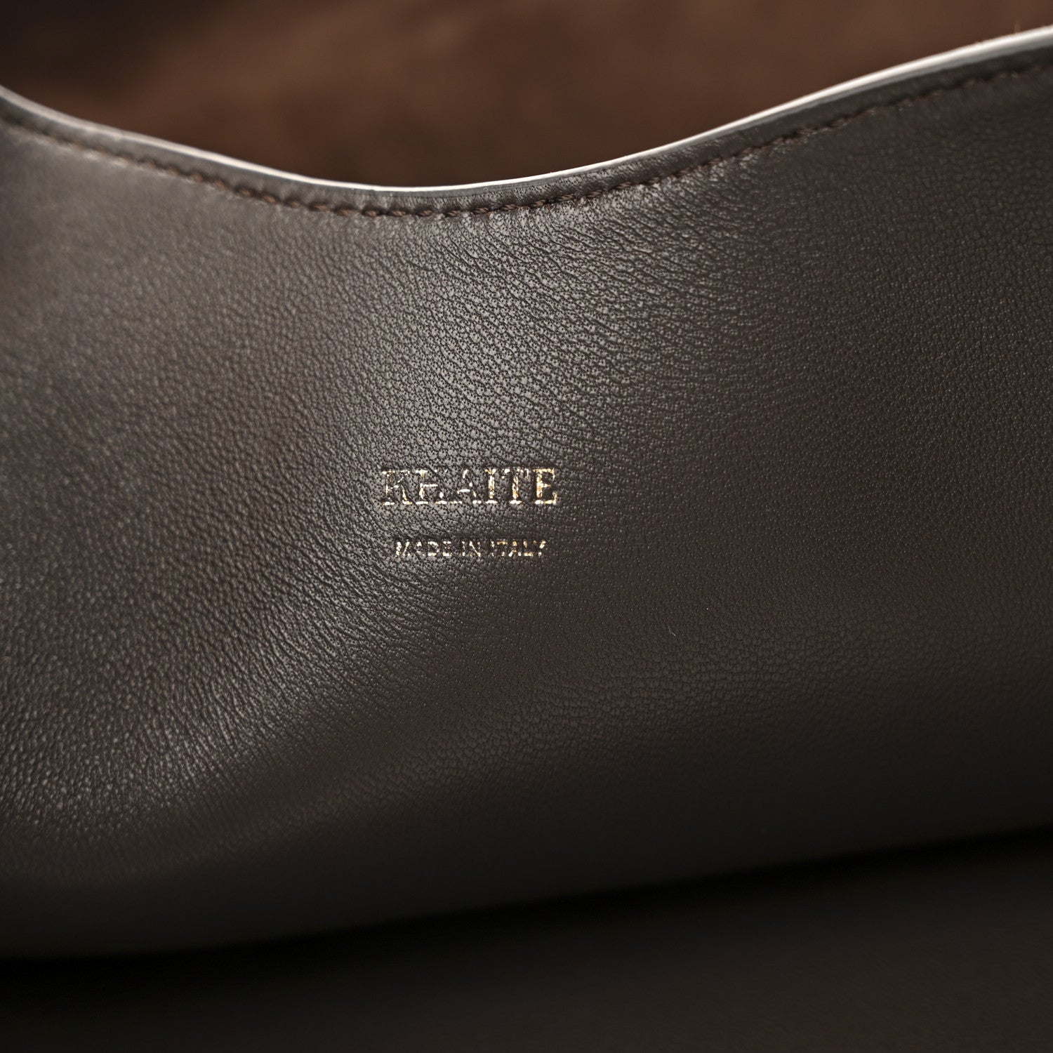 Suede Calfskin Medium Lotus Tote Coffee
