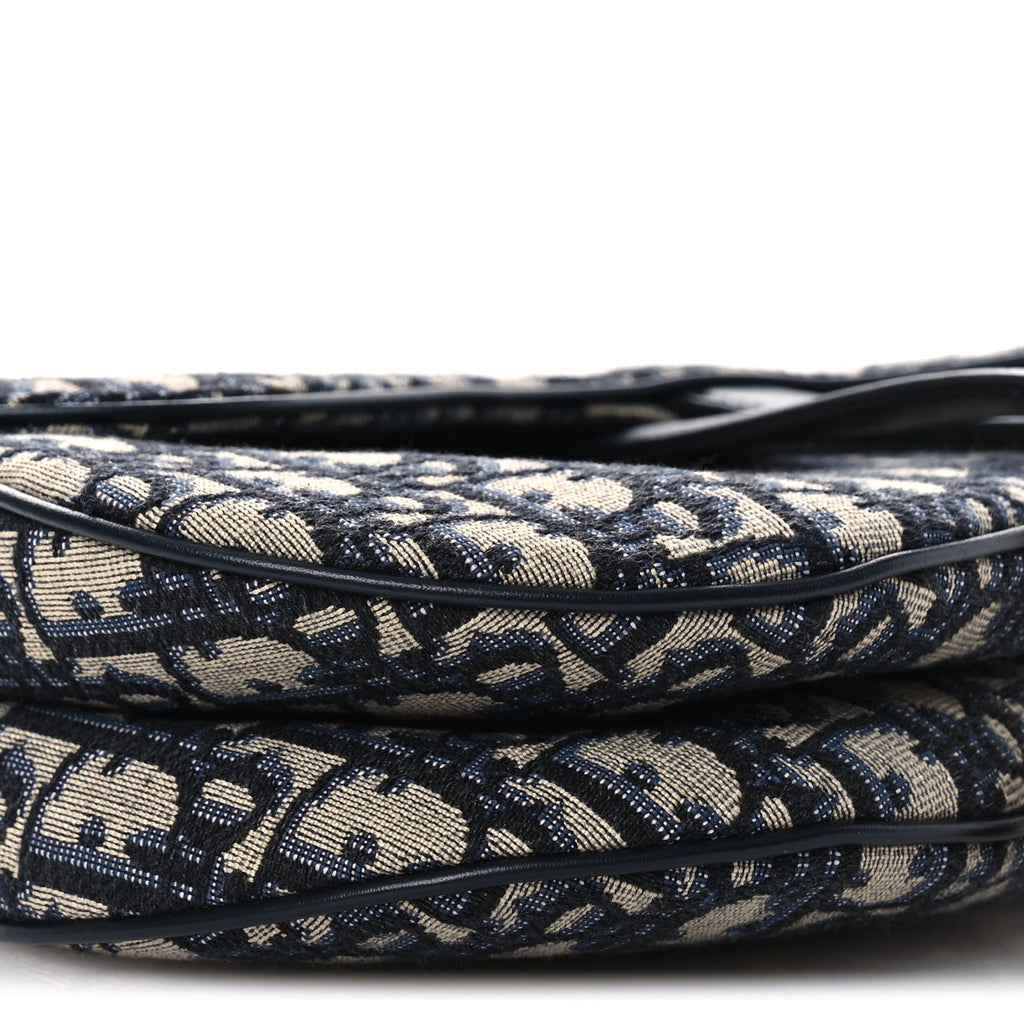 Oblique Saddle Bag Blue