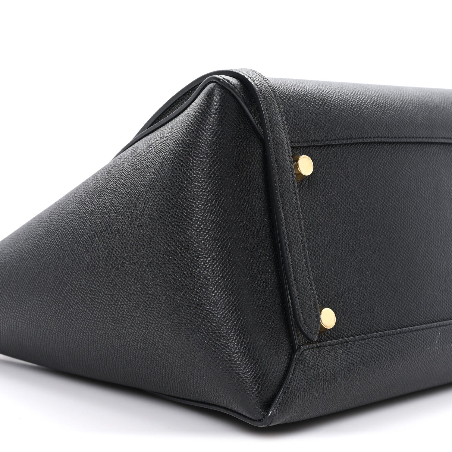 Grained Calfskin Mini Belt Bag Black