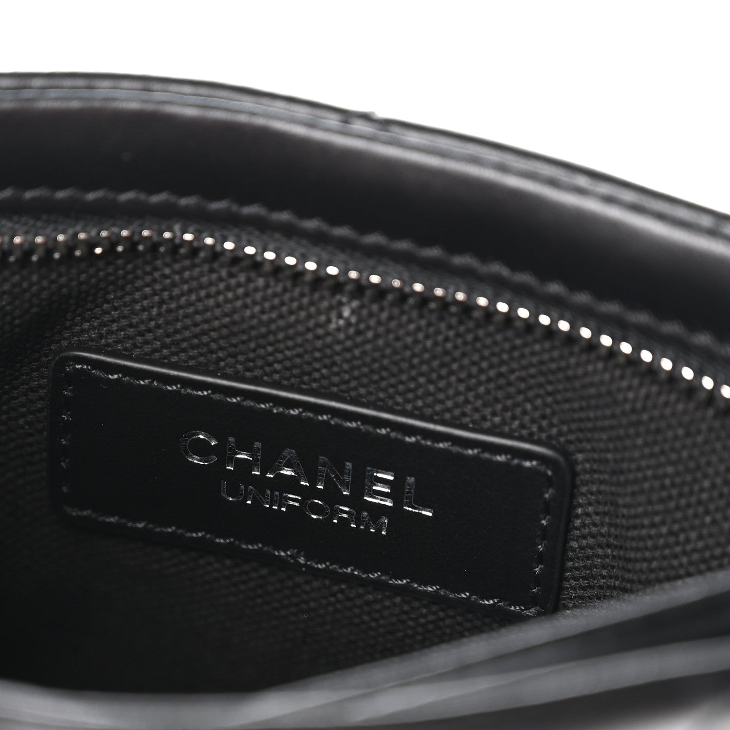 Lambskin Quilted Uniform Crossbody Bag Black