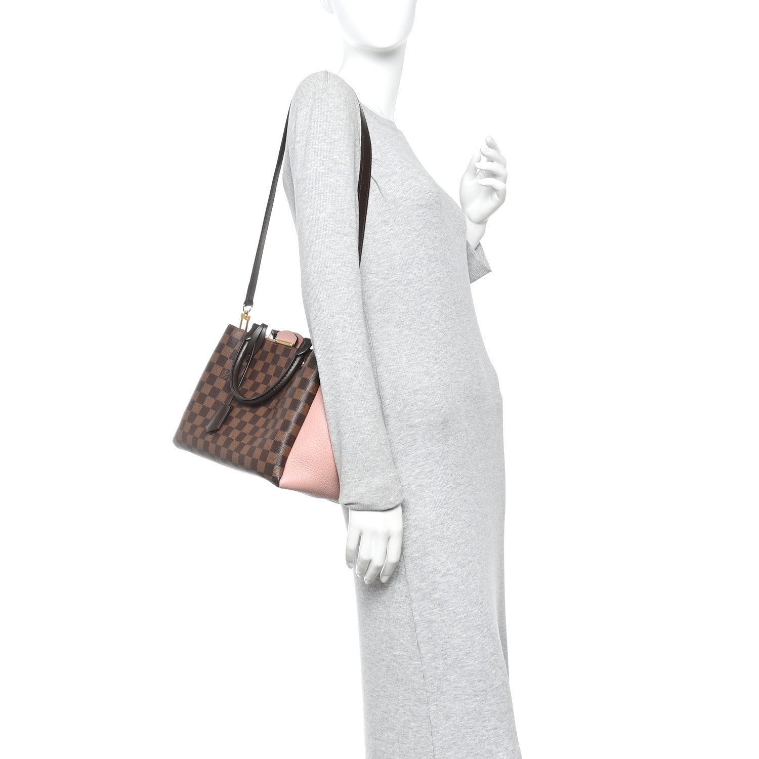 Damier Ebene Cuir Taurillon Brittany Magnolia