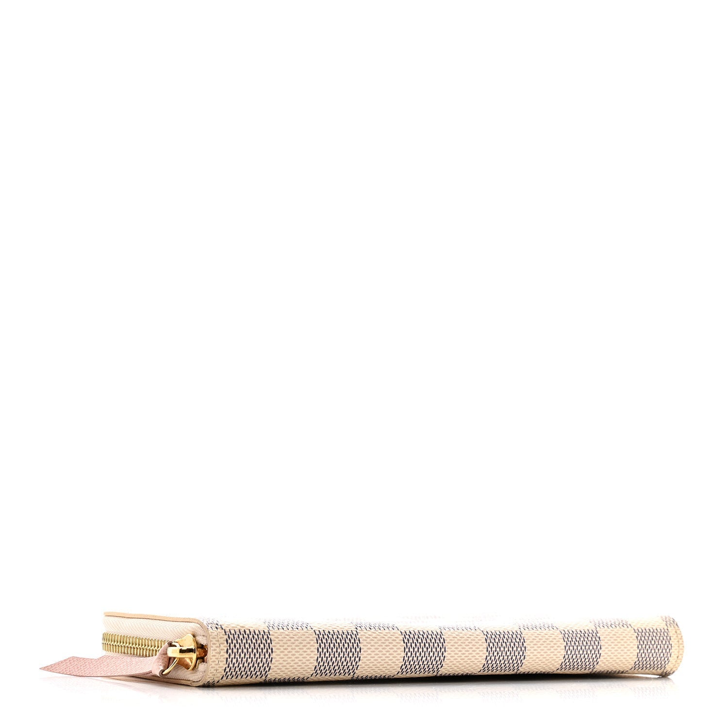 Damier Azur Clemence Wallet Rose Ballerine