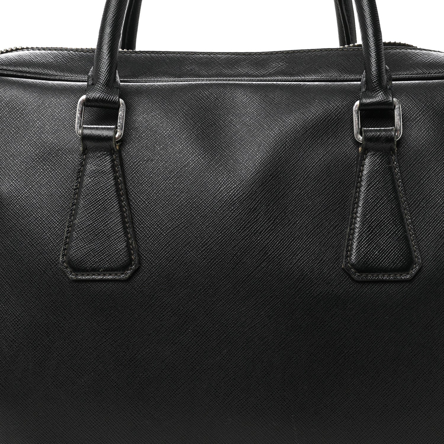 Saffiano Travel Briefcase Black