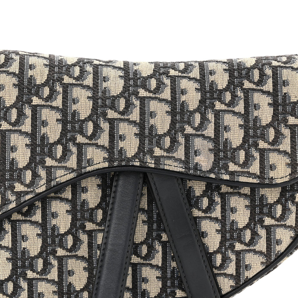 Oblique Saddle Bag Blue