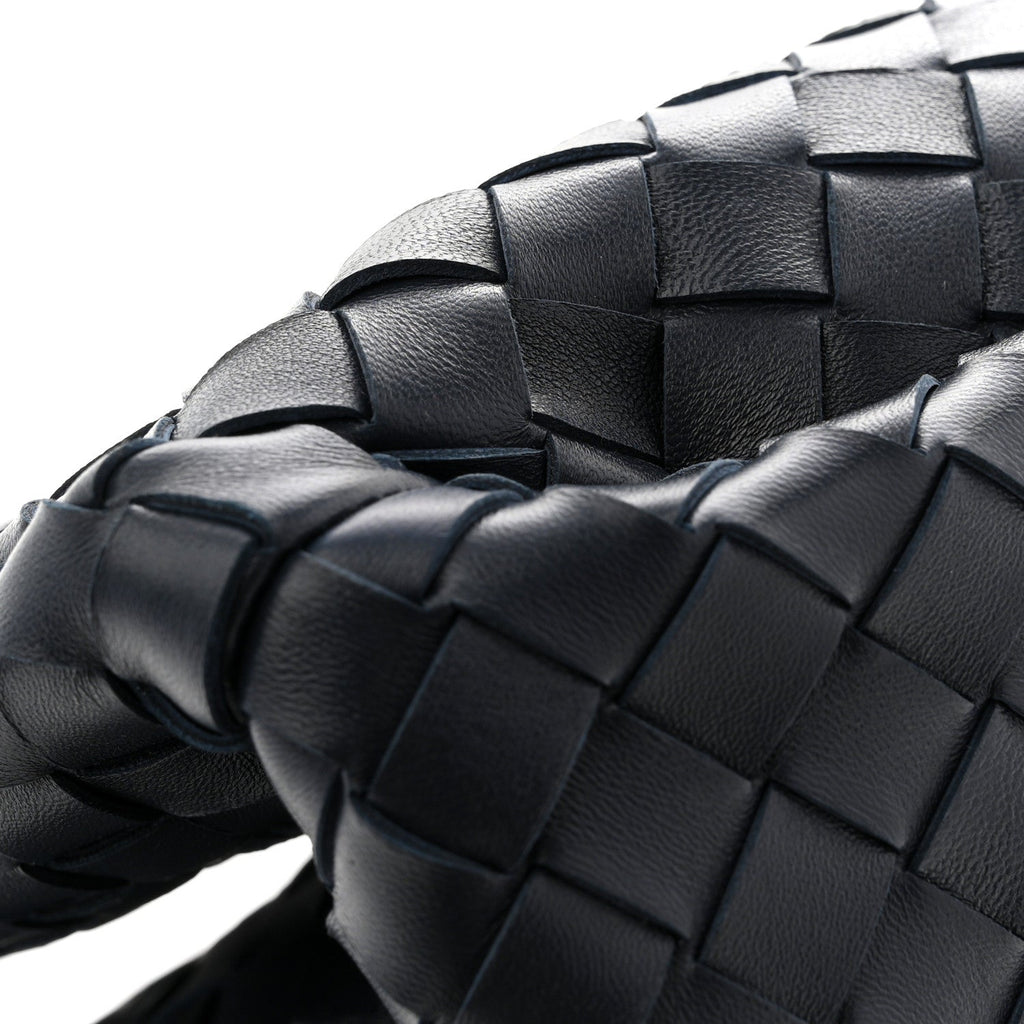 Nappa Intrecciato Medium Campana Shoulder Bag Midnight