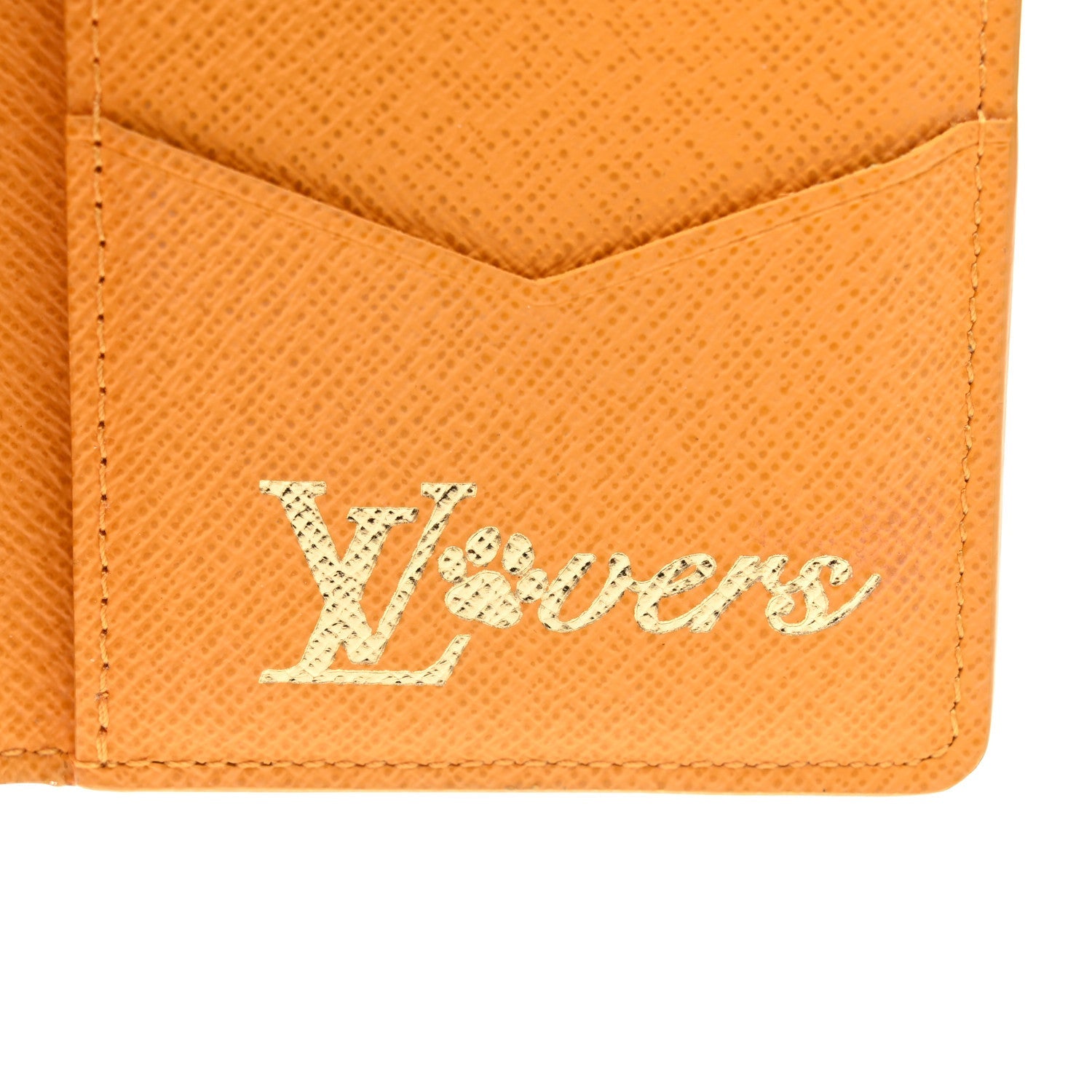 Monogram Heritage Pocket Organizer Safran Yellow