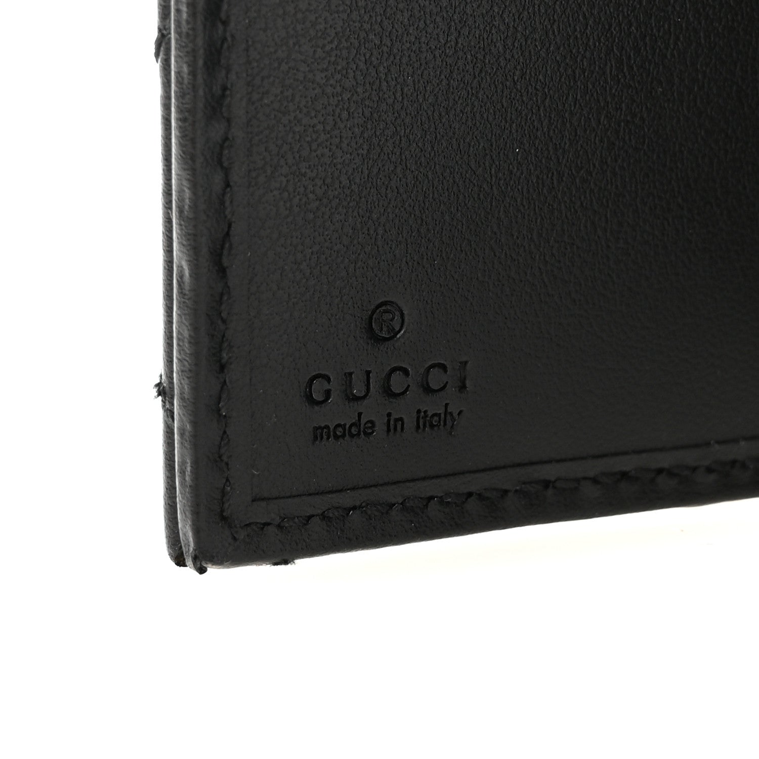 Calfskin Matelasse GG Marmont  Case Wallet Black