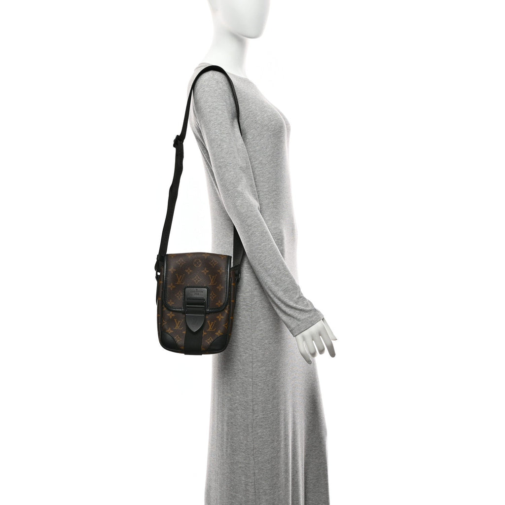 Monogram Macassar Archy Messenger PM