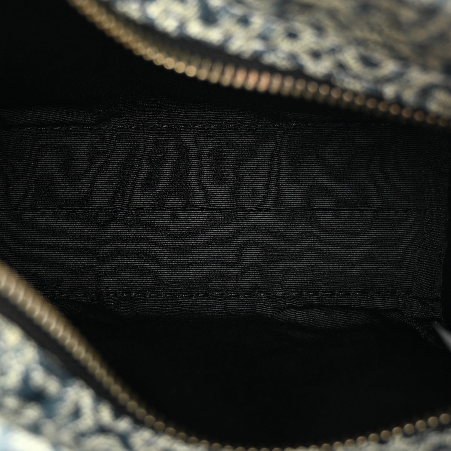 Cotton Washed Monogram Denim Crossbody Tote Bag Sun Faded Denim