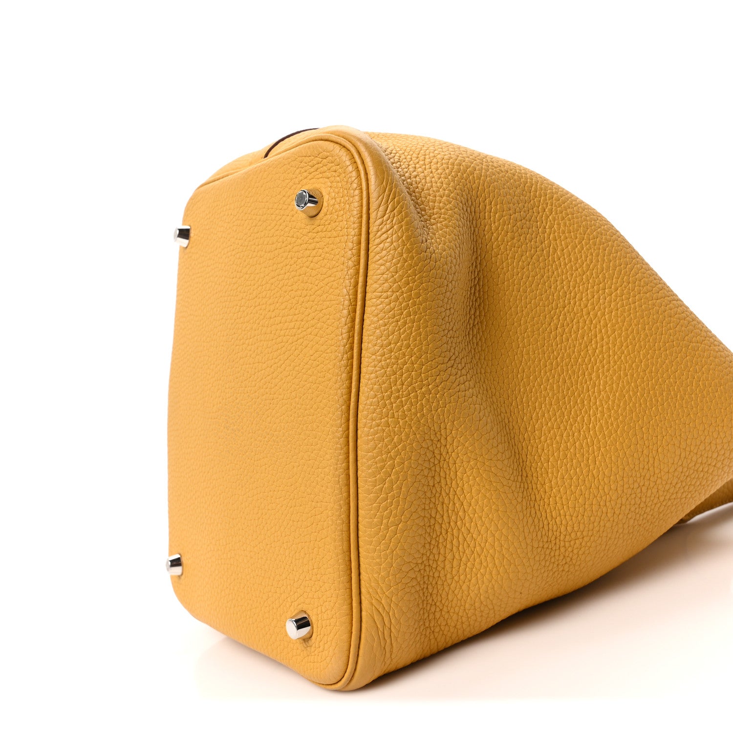 Taurillon Clemence Picotin Lock 22 MM Jaune Ambre