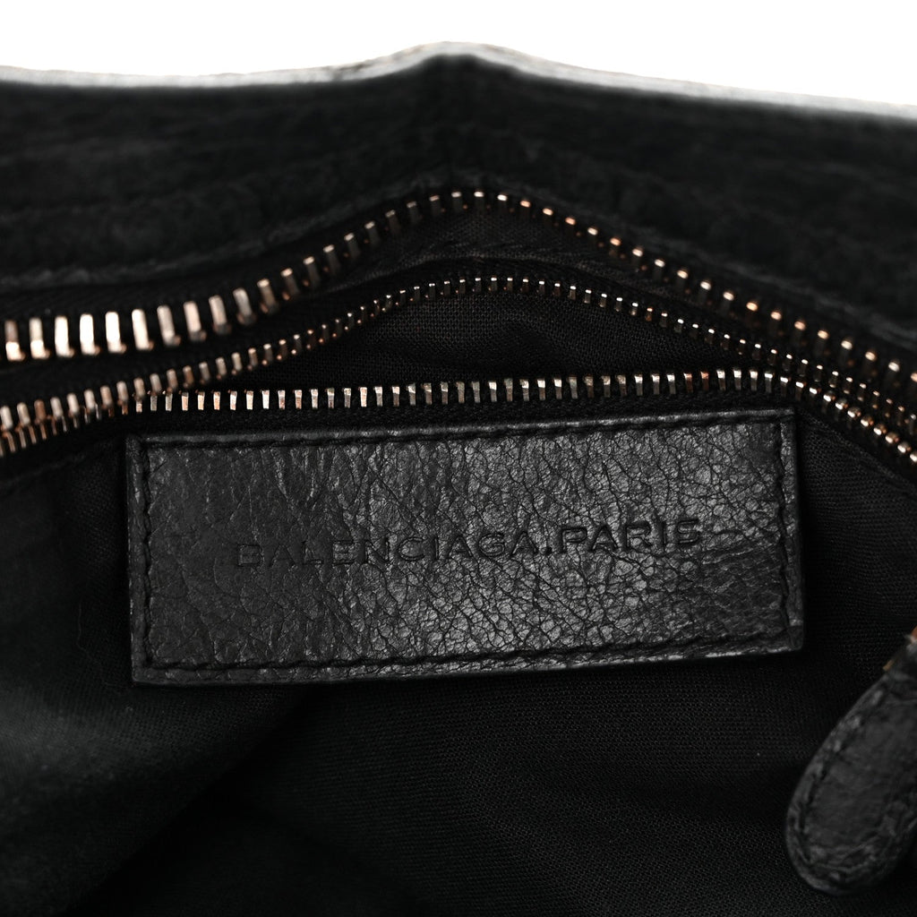 Agneau Giant 21 Rose Gold Hardware City Black