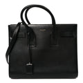Calfskin Small Sac De Jour Black