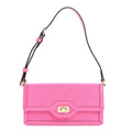 GG Monogram Scratch Lux Calfskin Mini Luce Shoulder Bag Rose Dark Blossom