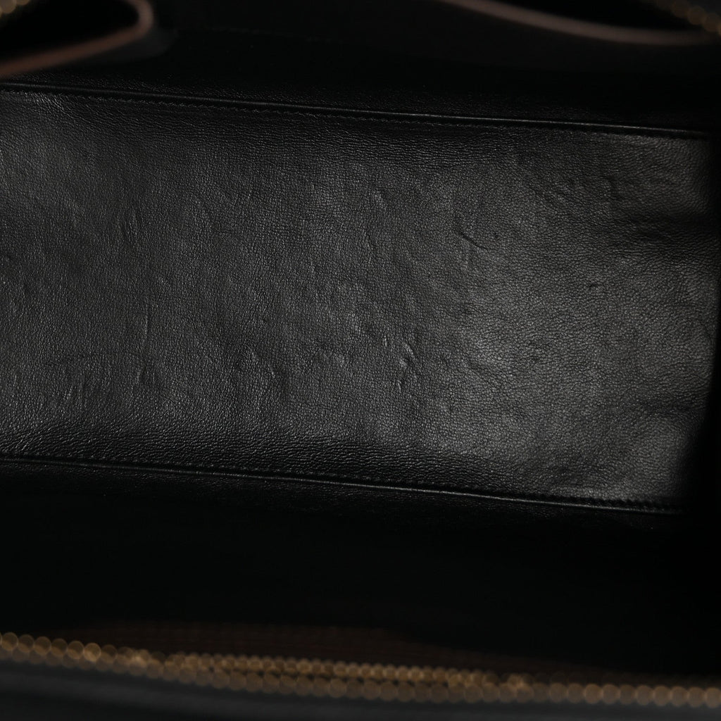 Smooth Calfskin Micro Tri-Color Luggage Indigo