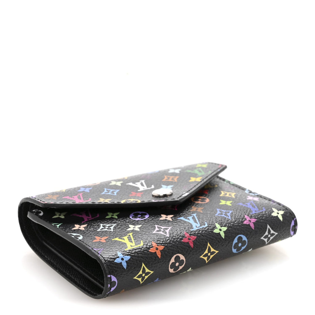 LV x TM Monogram Multicolor Victorine Wallet Black