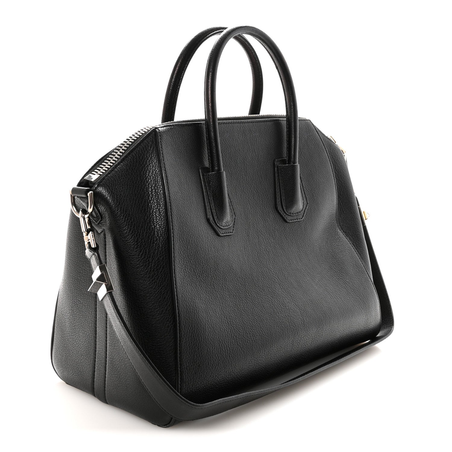 Sugar Goatskin Medium Antigona Black