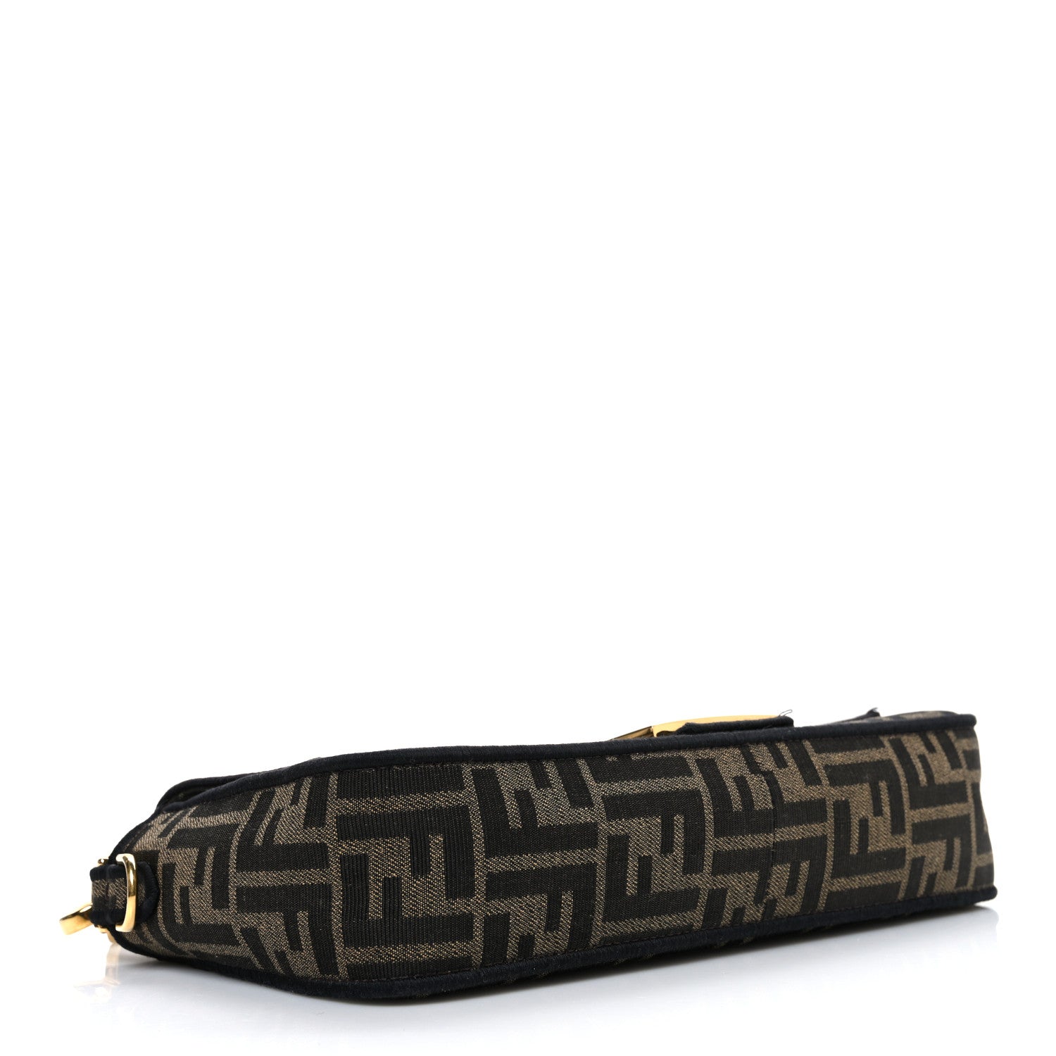 Fabric Jacquard FF 1974 Medium Baguette Tobacco Moro Black