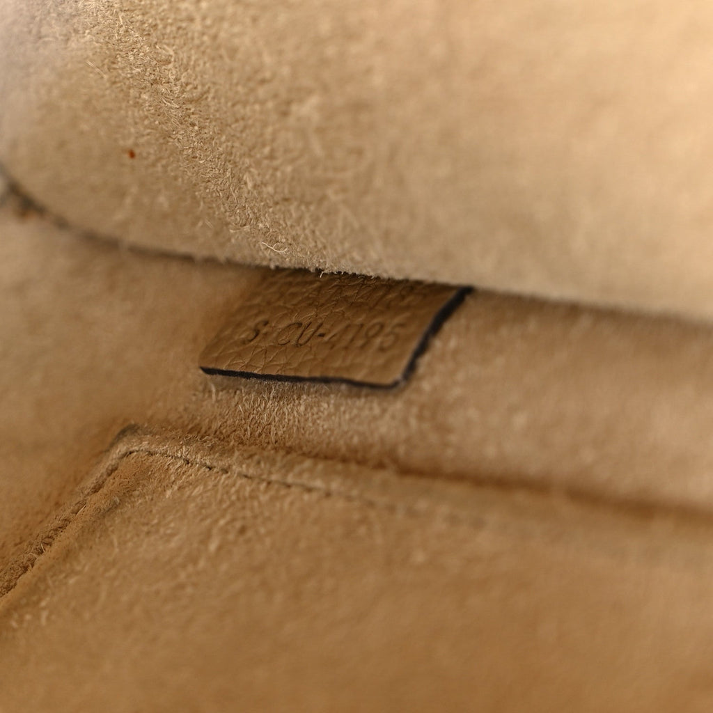 Drummed Calfskin Nano Luggage Dune