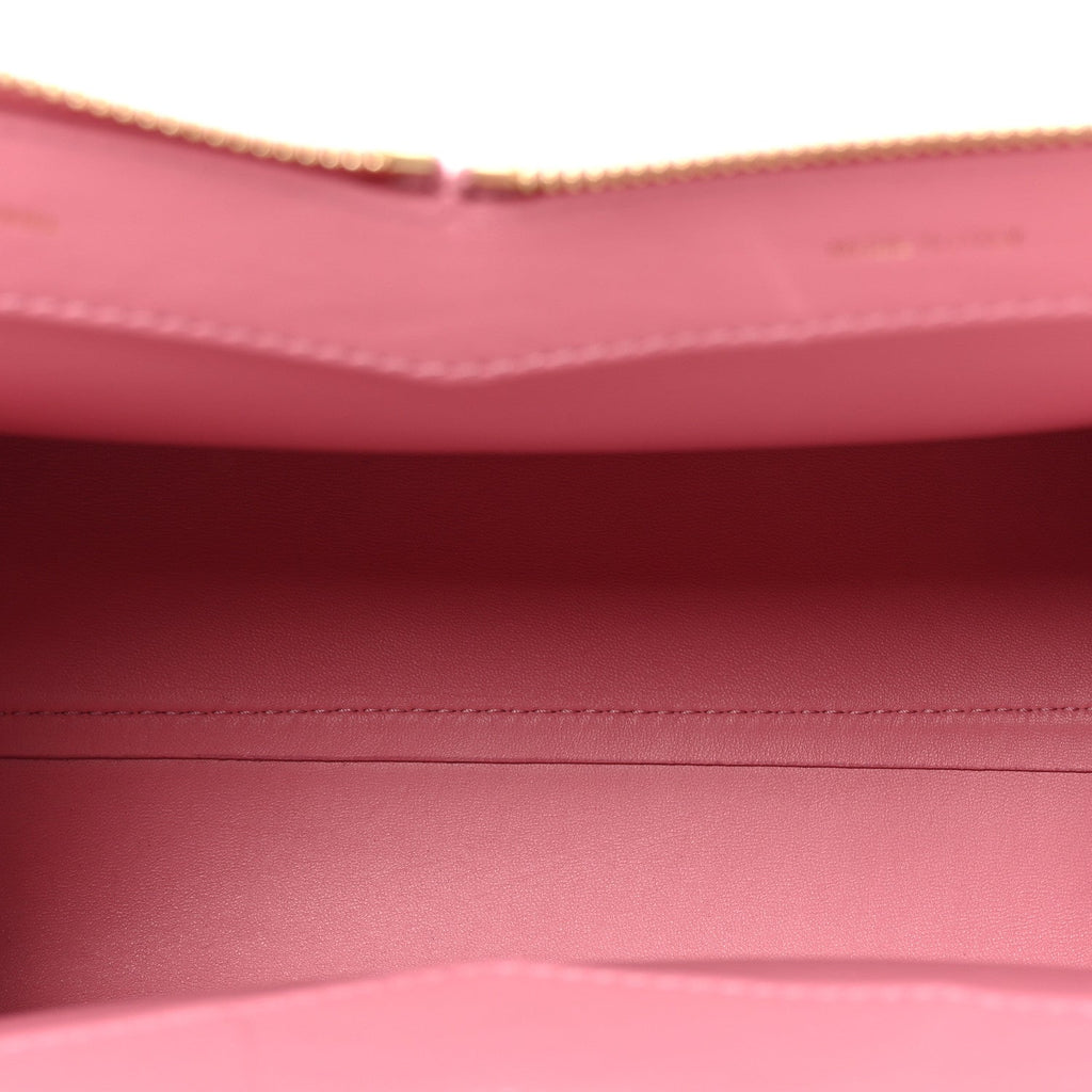 Smooth Calfskin M Frame Bag Flamingo