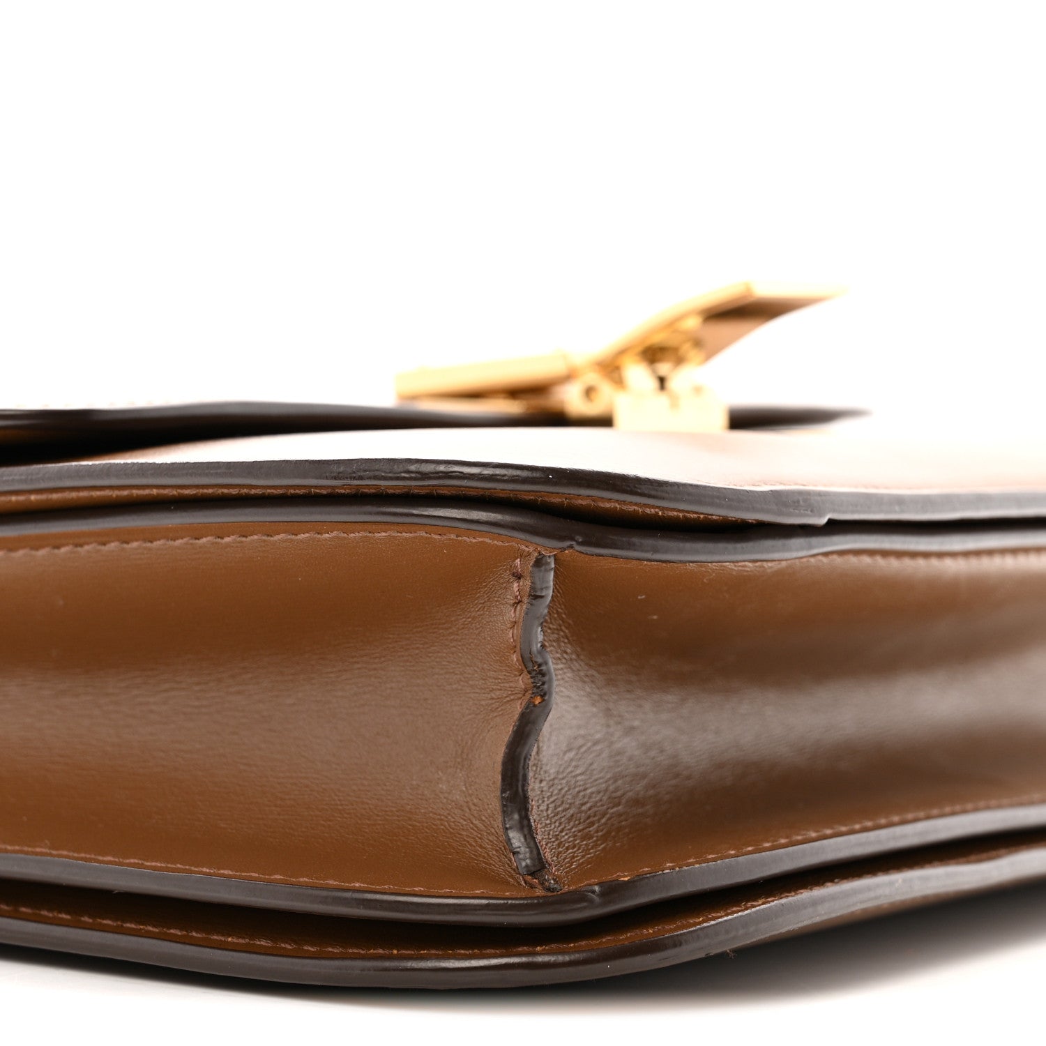 Box Calfskin Medium Classic Box Flap Bag Camel