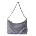 Satin Strass Mini Voyou Boyfriend Party Bag Lavender