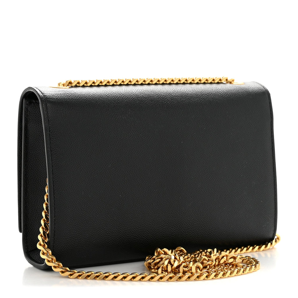 Grain De Poudre Small Monogram Kate Satchel Black