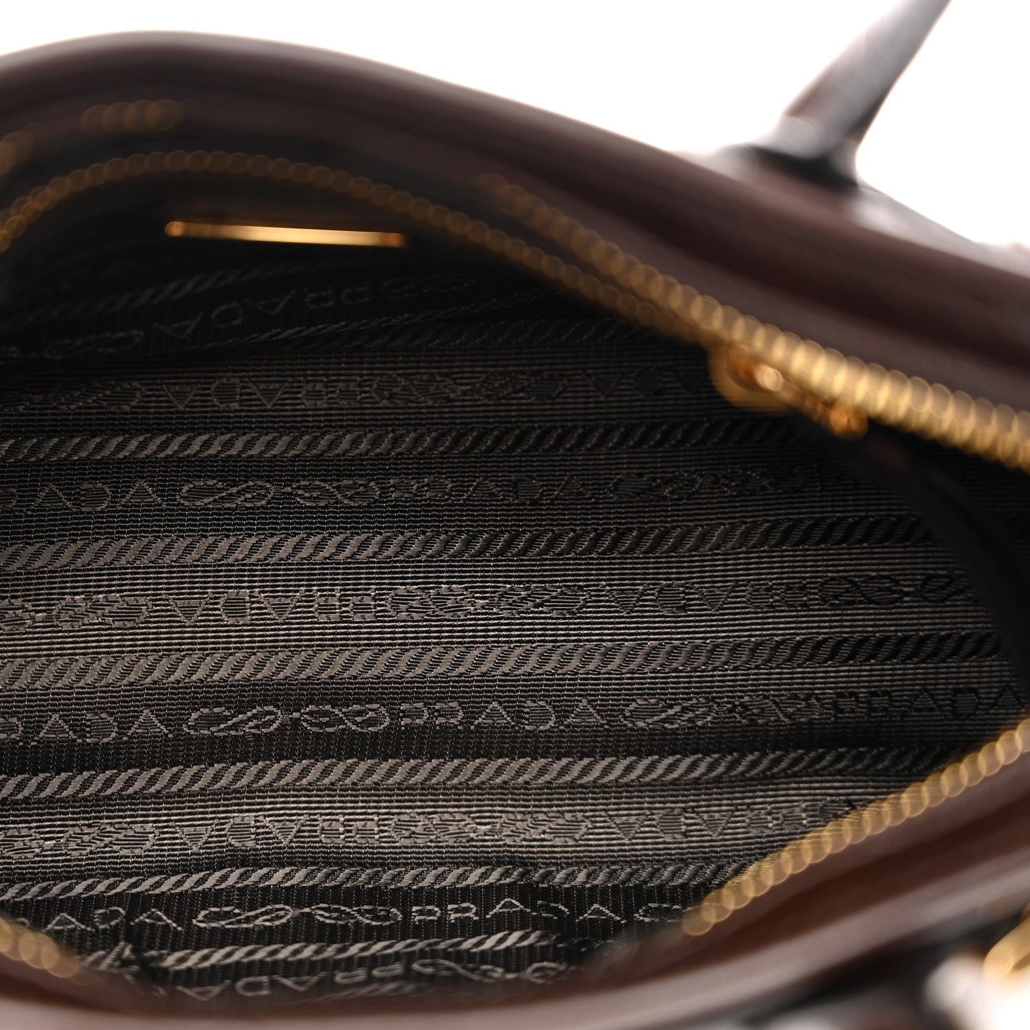 Glossy Calfskin Triangle Mini Bonnie Shoulder Bag Moro