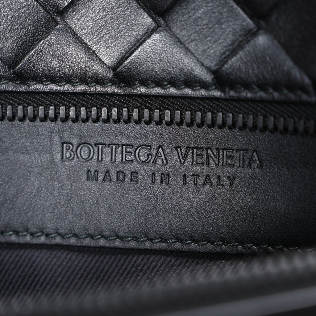 Nappa Intrecciato Belt Bag Black