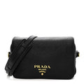 Vitello Phenix Crossbody Bag Black