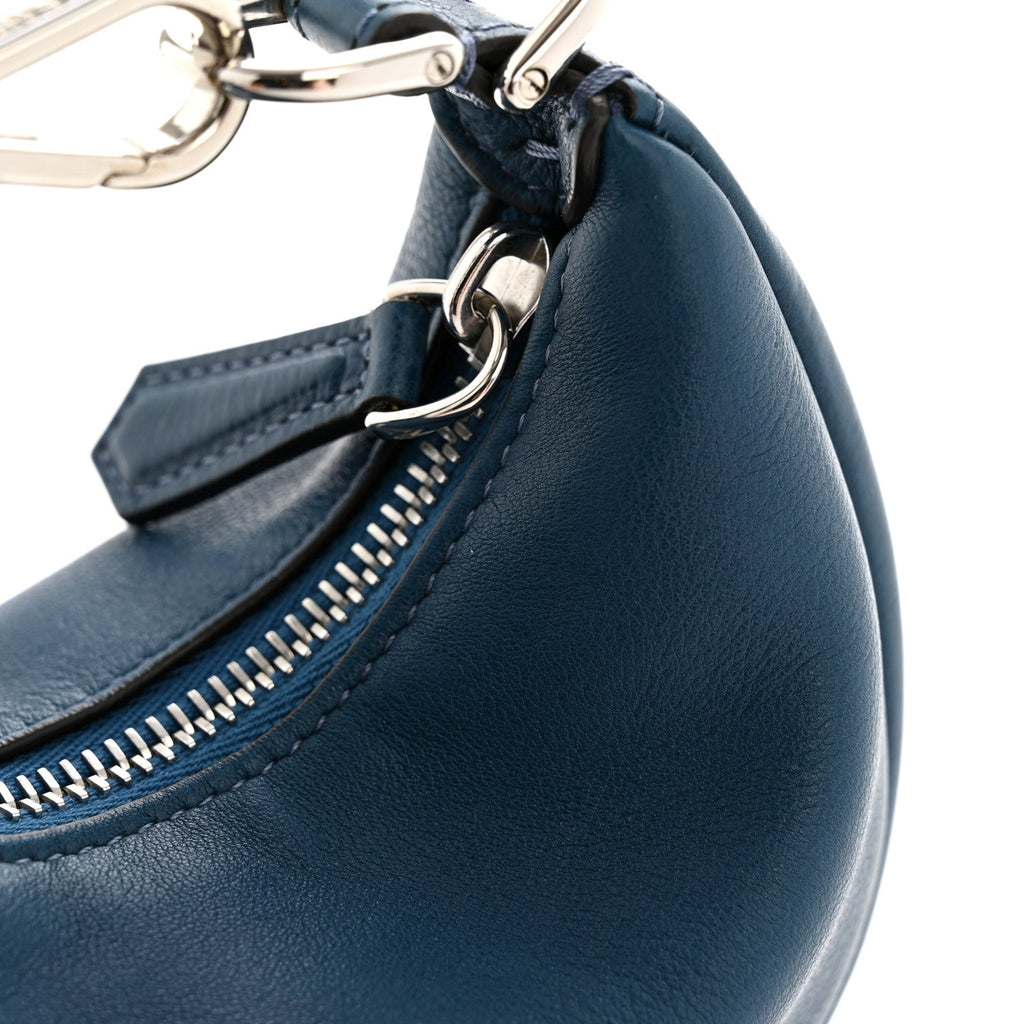 Vitello Grace Matte Nano Fendigraphy Hobo Charm Mirto