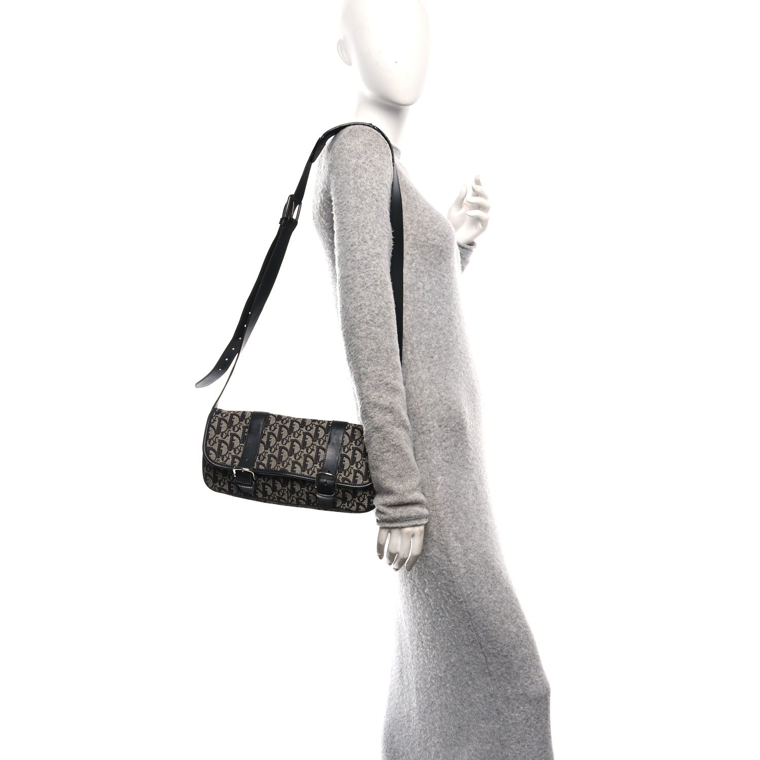 Monogram Messenger Black